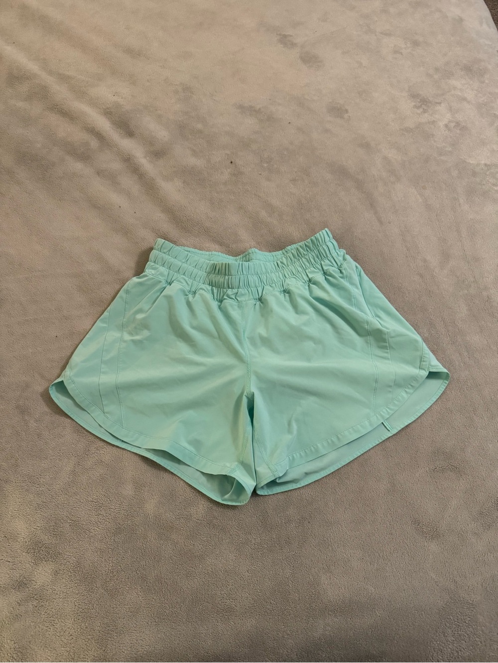 lululemon athletica Mint Green Athletic Shorts